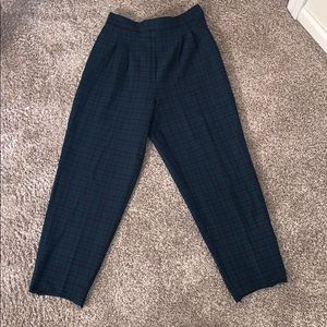 Soft Thrifted Plaid Pants